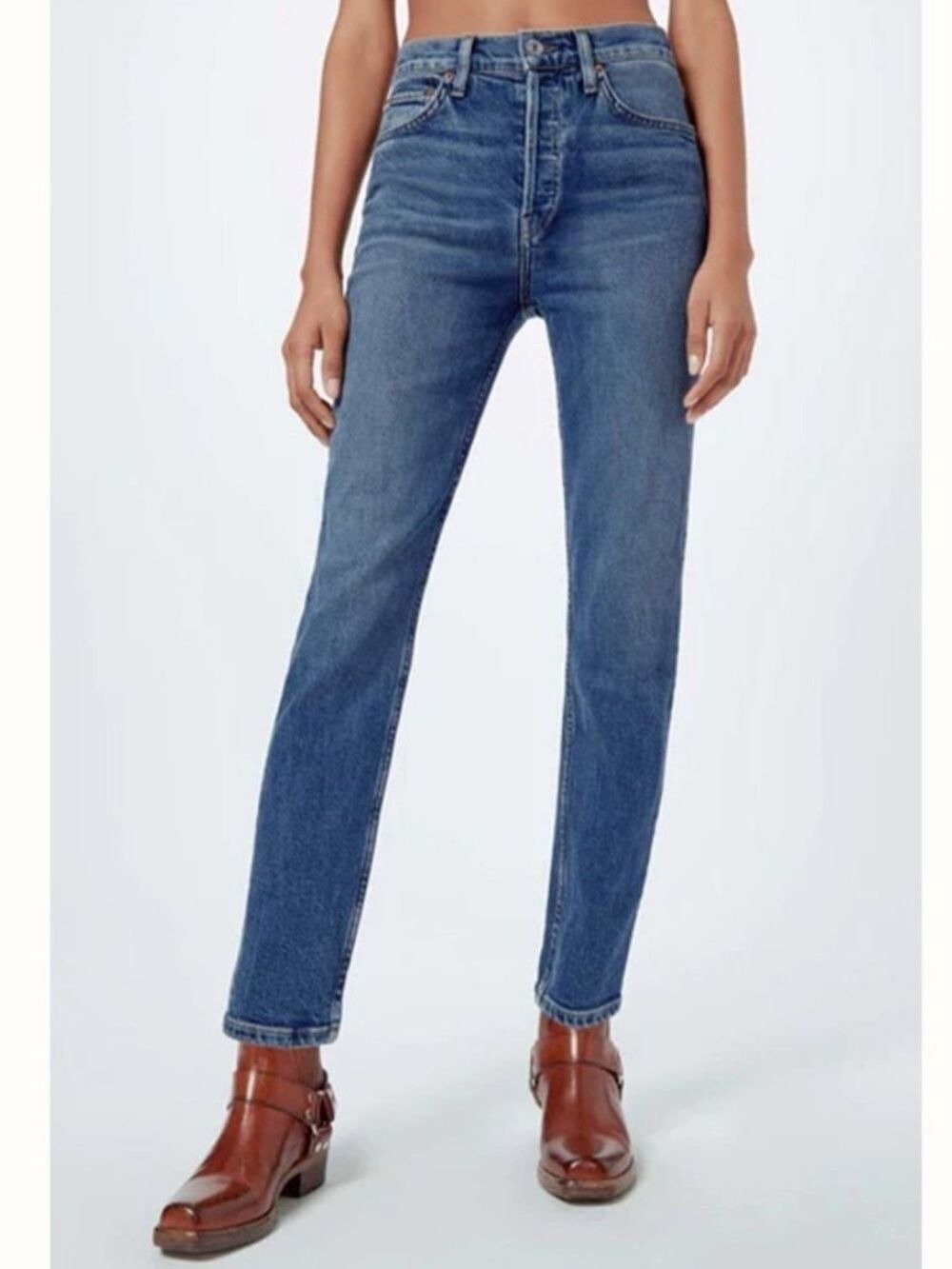 Re/Done 90’s High Rise Ankle Crop
